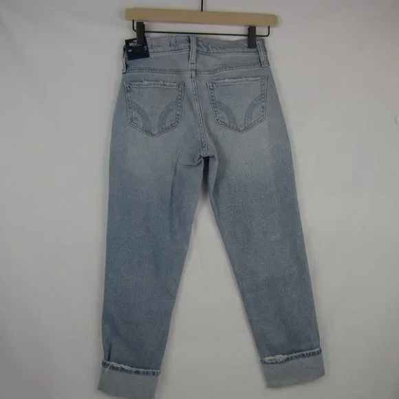 Hollister Cropped Jeans size 00R, W23 L25 NEW - Picture 2 of 12